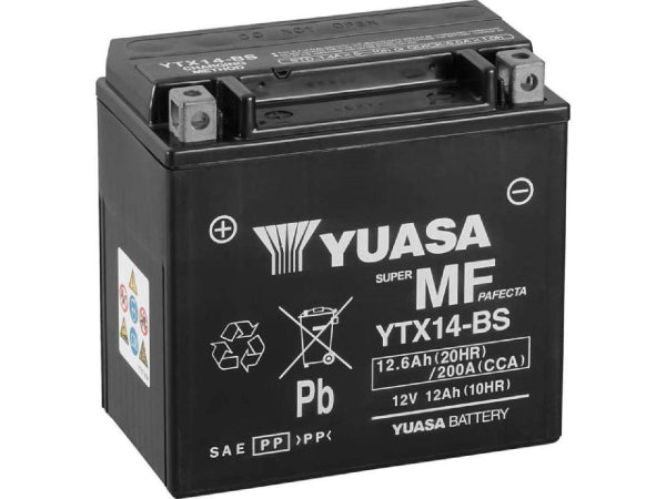 YUASA AGM 12V/12.6Ah/200A LxBxH: 150 // 87 // 145 // S:1 Kaufuniversum - YUASA AGM 12V/12.6Ah/200A LxBxH: 150 // 87 // 145 // S:1