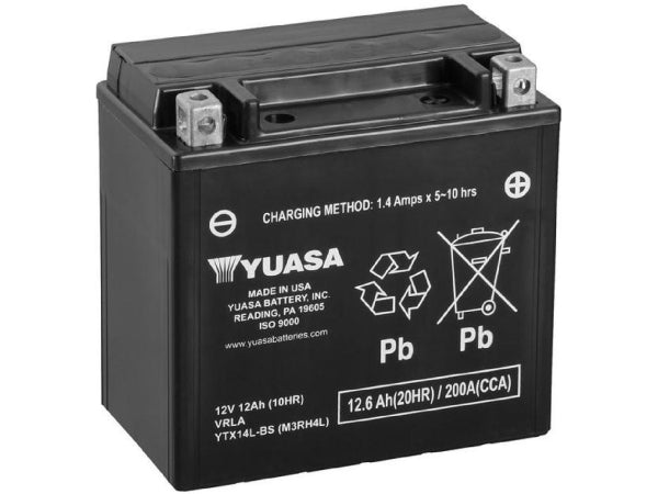 YUASA AGM 12V/12.6Ah/200A LxBxH: 150 // 87 // 145 // S:0 Kaufuniversum - YUASA AGM 12V/12.6Ah/200A LxBxH: 150 // 87 // 145 // S:0