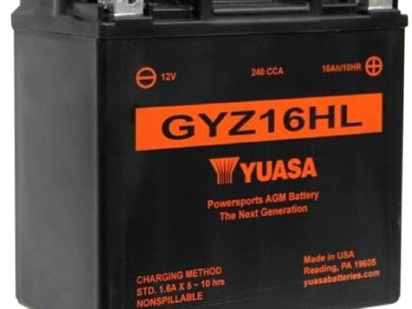 YUASA AGM 12V/16Ah/240A LxBxH: 150 // 87 // 145 // S:0 Kaufuniversum - YUASA AGM 12V/16Ah/240A LxBxH: 150 // 87 // 145 // S:0