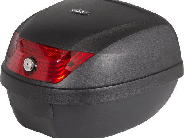 Saito Topcase 28Liter, roter Reflektor inkl. Adapterplatte Kaufuniversum - Saito Topcase 28Liter, roter Reflektor inkl. Adapterplatte