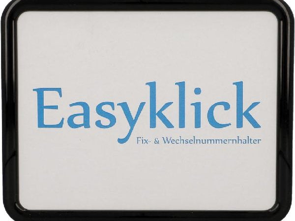 Easyklick Bike Nummerrahmen schwarz Kaufuniversum - Easyklick Bike Nummerrahmen schwarz