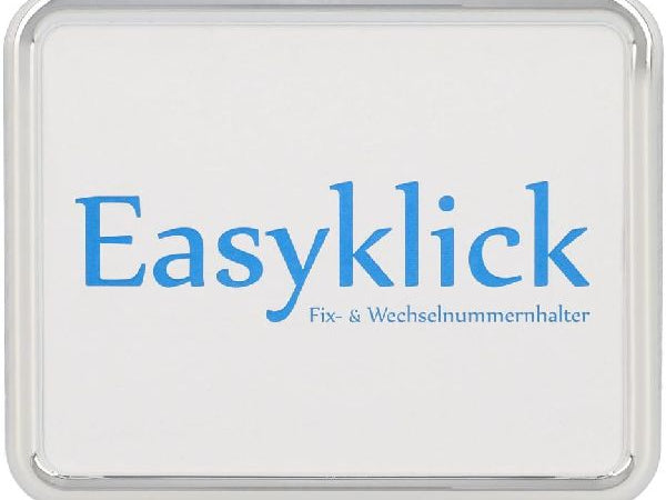 Easyklick Bike Nummerrahmen chrom Kaufuniversum - Easyklick Bike Nummerrahmen chrom