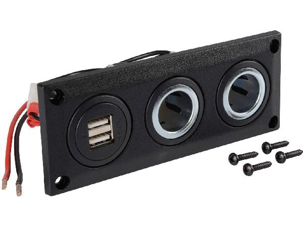 HB Steckdose USB-Zigarettenanzünder 12/24V / 2-Polig Kaufuniversum - HB Steckdose USB-Zigarettenanzünder 12/24V / 2-Polig