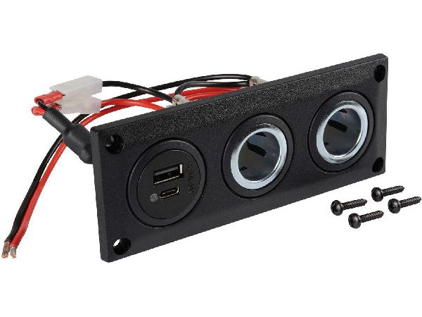 HB Steckdose USB-Zigarettenanzünder 12/24V / 2-Polig Kaufuniversum - HB Steckdose USB-Zigarettenanzünder 12/24V / 2-Polig