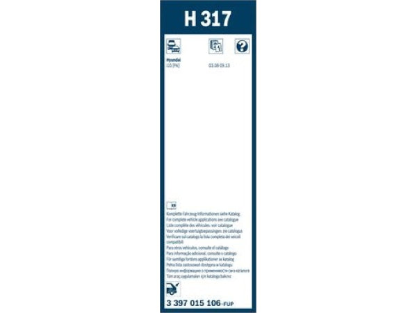 BOSCH Heckwischblatt 300mm Kaufuniversum - BOSCH Heckwischblatt 300mm