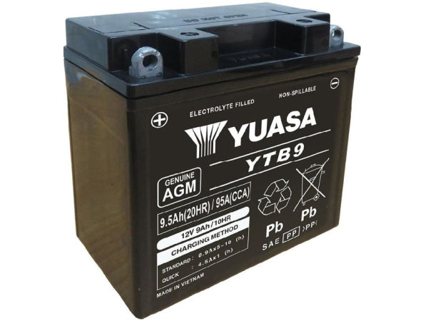YUASA AGM 12V/9.5Ah/95A LxBxH: 135 // 75 // 140 // S:1 Kaufuniversum - YUASA AGM 12V/9.5Ah/95A LxBxH: 135 // 75 // 140 // S:1
