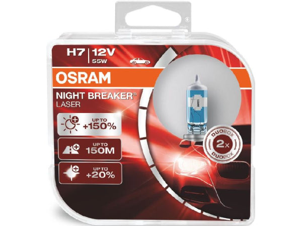 OSRAM Night Breaker Laser Duobox H7 12V 55W PX26d Kaufuniversum - OSRAM Night Breaker Laser Duobox H7 12V 55W PX26d