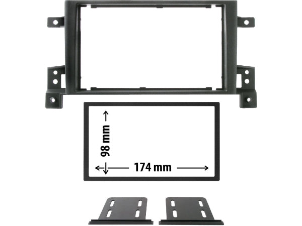 Phonocar Radioblende anthrazit Suzuki Kaufuniversum - Phonocar Radioblende anthrazit Suzuki