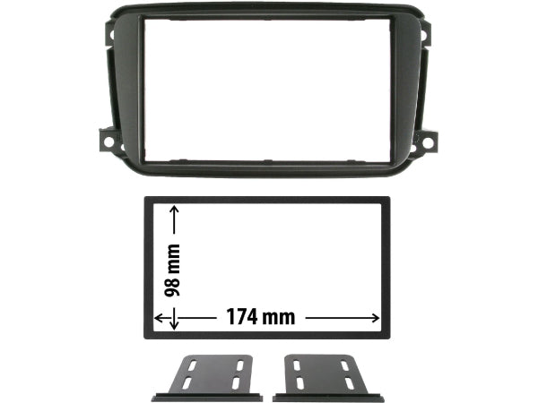Phonocar Radioblende schwarz Smart Kaufuniversum - Phonocar Radioblende schwarz Smart