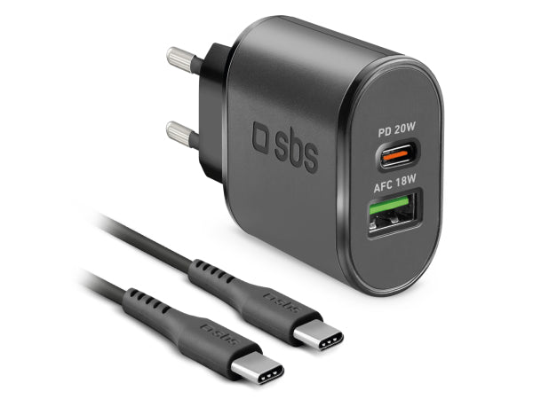 SBS Wall Charger Kit 20W Kaufuniversum - SBS Wall Charger Kit 20W