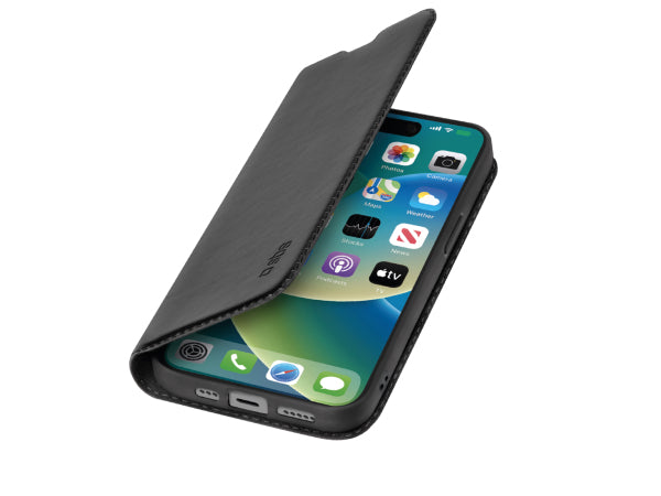 SBS Bookcase Wallet Lite-Hülle für iPhone 15 Kaufuniversum - SBS Bookcase Wallet Lite-Hülle für iPhone 15