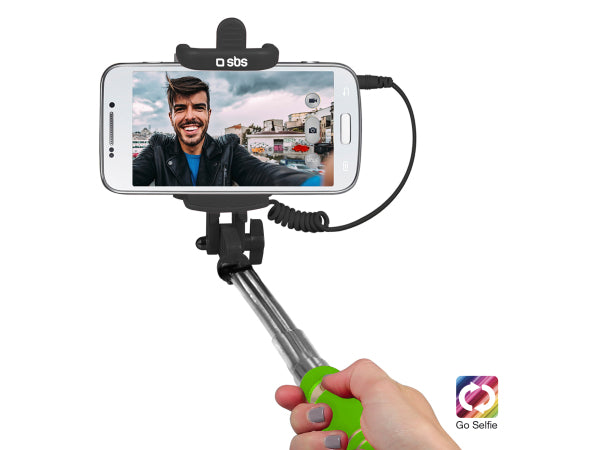 SBS Mini-Selfie Stick mit Klinkenstecker 3,5 mm Kaufuniversum - SBS Mini-Selfie Stick mit Klinkenstecker 3,5 mm