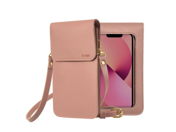 CASEME Handtasche mit Schulterriemen, Touch Window und Fronttasche, universell für Smartphones bis 6,7 Zoll. Kaufuniversum - CASEME Handtasche mit Schulterriemen, Touch Window und Fronttasche, universell für Smartphones bis 6,7 Zoll.
