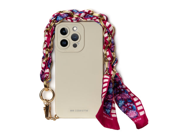 CASEME Hülle für das iPhone 13 Pro mit Handgelenkkette und Foulard Kaufuniversum - CASEME Hülle für das iPhone 13 Pro mit Handgelenkkette und Foulard