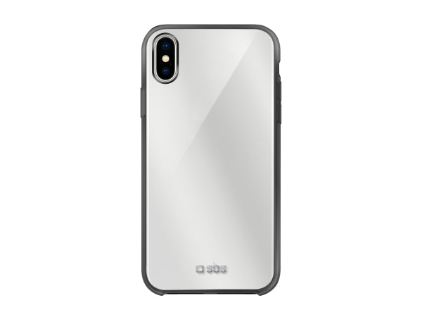 SBS Cover aus Aluminium und Hartglas für iPhone XS / X Kaufuniversum - SBS Cover aus Aluminium und Hartglas für iPhone XS / X