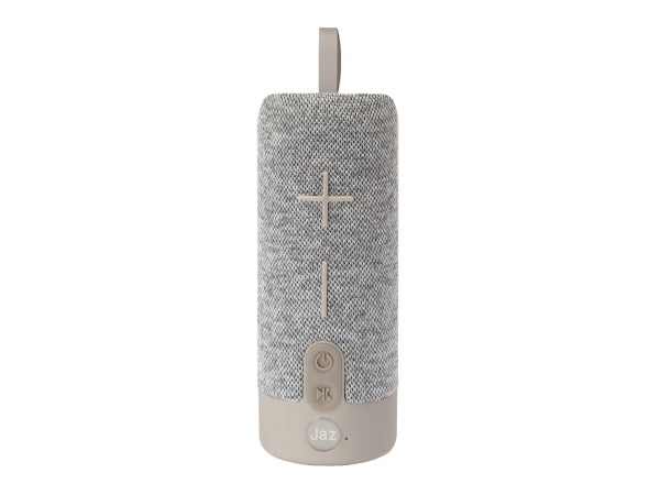 JAZ Tall 10 Watt - True Wireless Stereo Lautsprecher mit mehreren Eingängen und Stoffbezug Kaufuniversum - JAZ Tall 10 Watt - True Wireless Stereo Lautsprecher mit mehreren Eingängen und Stoffbezug