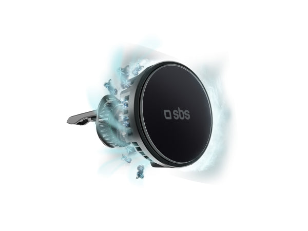 SBS Handyhalterung mit Lüfter und kabelloser 15-W-Aufladung Kaufuniversum - SBS Handyhalterung mit Lüfter und kabelloser 15-W-Aufladung