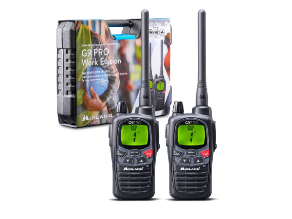 MIDLAND G9 Pro Handfunkgerät 2er Set Work Edition Kaufuniversum - MIDLAND G9 Pro Handfunkgerät 2er Set Work Edition