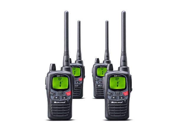 MIDLAND G9 Pro Handfunkgerät 4er Set Work Edition Kaufuniversum - MIDLAND G9 Pro Handfunkgerät 4er Set Work Edition