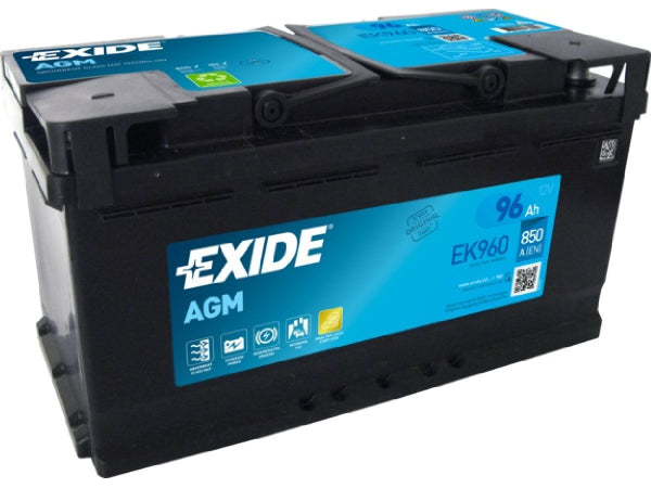 Exide Start-Stop AGM 12V/96Ah/850A LxBxH 353x175x190mm/B13/S:0 Kaufuniversum - Exide Start-Stop AGM 12V/96Ah/850A LxBxH 353x175x190mm/B13/S:0
