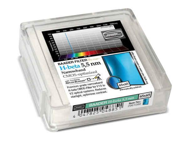 Baader Schmalband H-beta 5.5nm 65x65mm Kaufuniversum - Baader Schmalband H-beta 5.5nm 65x65mm