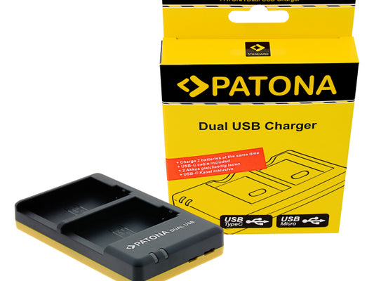 Patona Ladegerät Dual USB Canon LP-E8