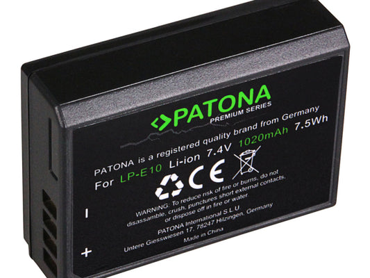 Patona Premium Akku Canon LP-E10