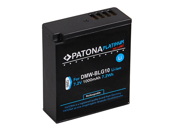 Patona Platinum Akku Panasonic DMW-BLG10 Kaufuniversum - Patona Platinum Akku Panasonic DMW-BLG10