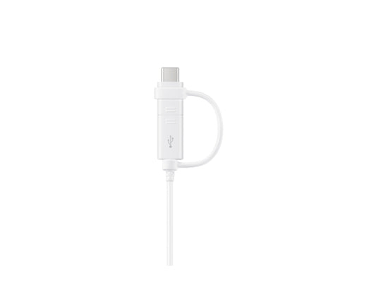 Samsung Combo Cable USB-C/microUSB white