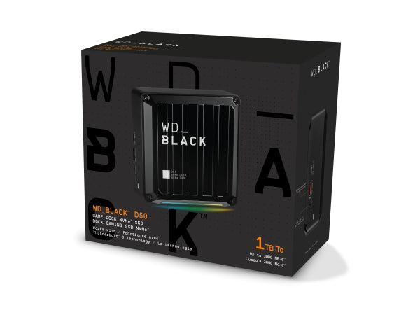 WD Black D50 Game Dock 1TB schwarz Kaufuniversum - WD Black D50 Game Dock 1TB schwarz