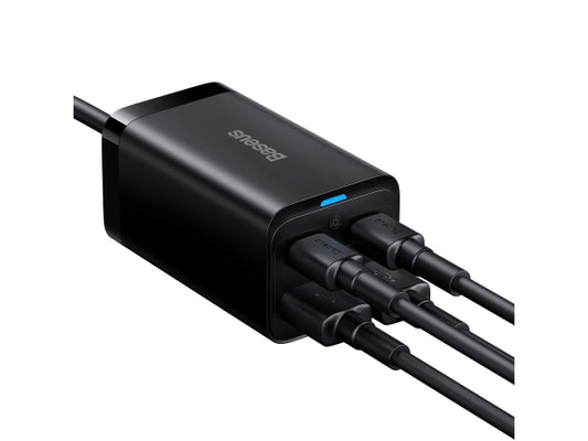 Baseus GaN3 Pro 4 Port Charger 65W Black
