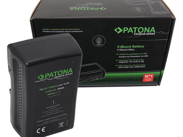 Patona Premium Akku Sony BP-190WS Kaufuniversum - Patona Premium Akku Sony BP-190WS
