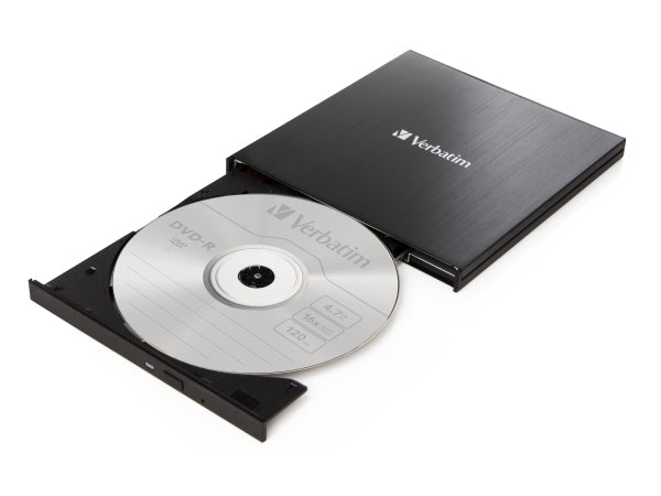 Verbatim Slimline CD/DVD Writer USB-C Kaufuniversum - Verbatim Slimline CD/DVD Writer USB-C