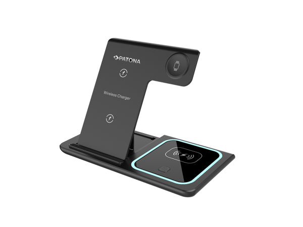 Patona 3 in 1 Wireless Charger 15W Kaufuniversum - Patona 3 in 1 Wireless Charger 15W