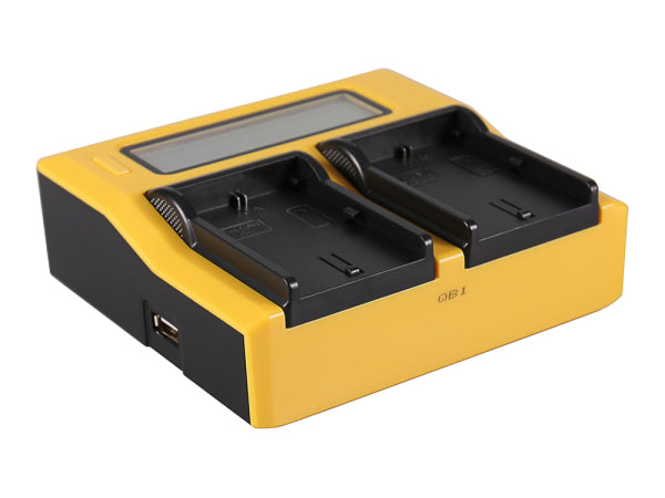 Patona Dual LCD Charger Canon LP-E6 Kaufuniversum - Patona Dual LCD Charger Canon LP-E6