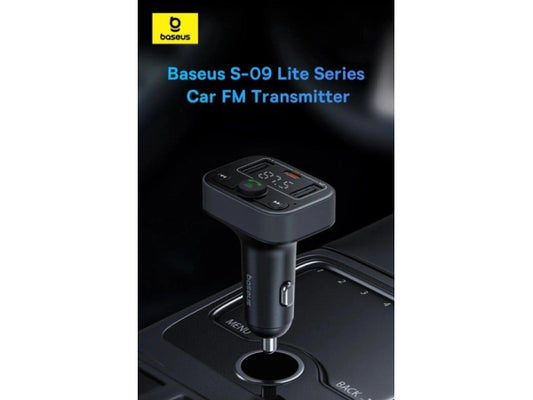 Baseus Car FM Transmitter Cluster Black