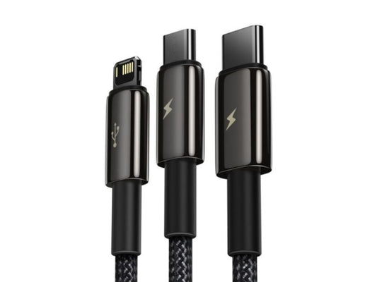 Baseus USB-A 3-in-1 Cable 1.5m Black