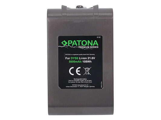 Patona Premium Akku Dyson V6 5000mAh