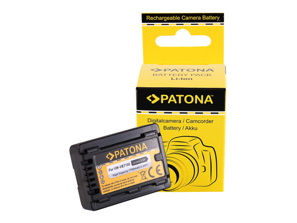 Patona Akku Panasonic VW-VBT190 Kaufuniversum - Patona Akku Panasonic VW-VBT190