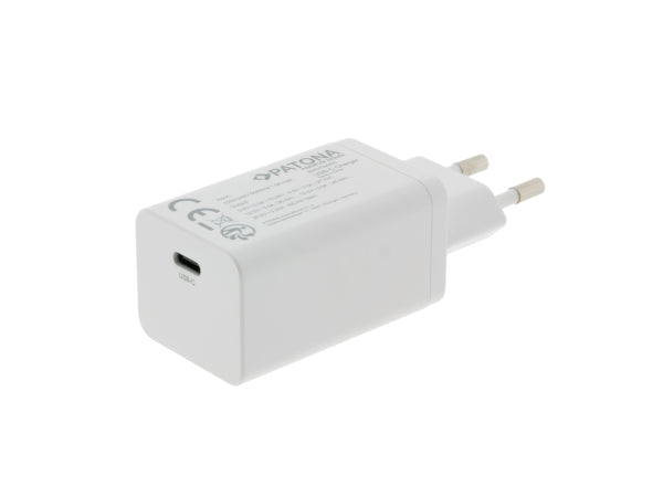 Patona GaN PD Charger 65W USB-C white Kaufuniversum - Patona GaN PD Charger 65W USB-C white
