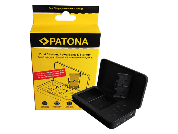 Patona Dual Ladegerät NP-FZ100 Powerbank Kaufuniversum - Patona Dual Ladegerät NP-FZ100 Powerbank