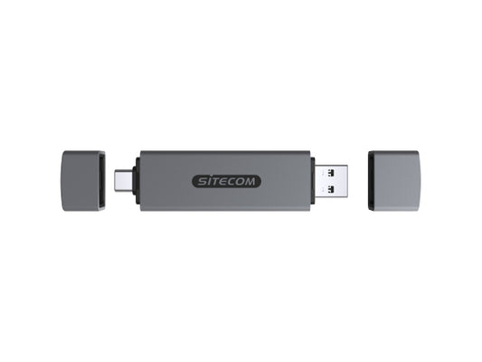 Sitecom USB-A + USB-C Stick Card Reader