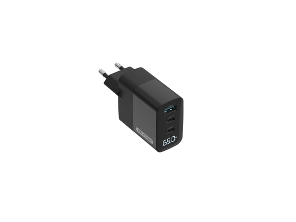 Sitecom 65W GaN Wall Charger LED-Display Kaufuniversum - Sitecom 65W GaN Wall Charger LED-Display