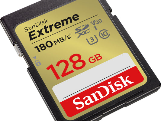 SanDisk Extreme 180MB/s SDXC 128GB