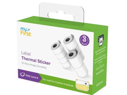 myFirst Label Thermal Sticker White