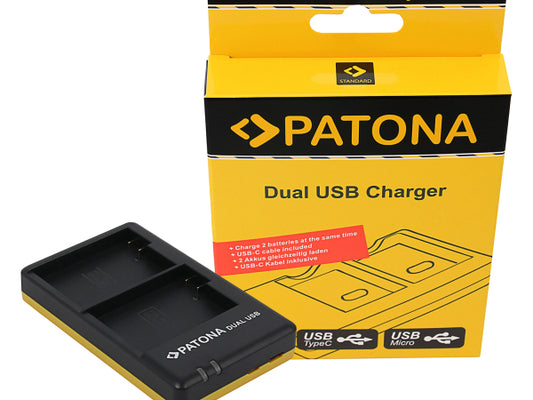Patona Ladegerät Dual USB Nikon EN-EL15