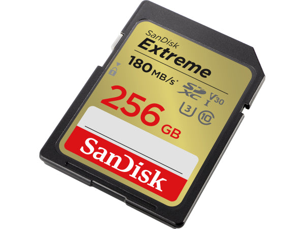 SanDisk Extreme 180MB/s SDXC 256GB Kaufuniversum - SanDisk Extreme 180MB/s SDXC 256GB