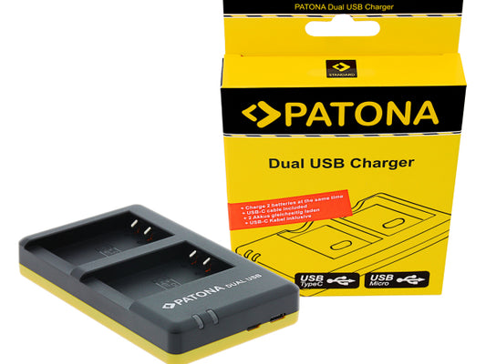 Patona Ladegerät Dual USB Canon LP-E17
