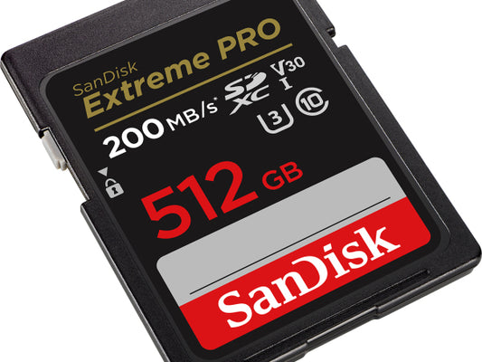 SanDisk Extreme Pro 200MB/s SDXC 512GB