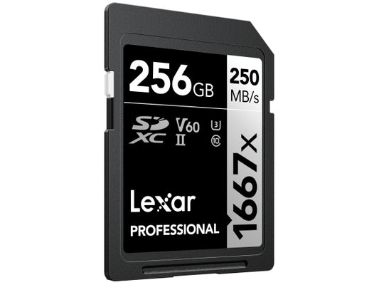 Lexar 1667x UHS-II SDXC 256GB Silver